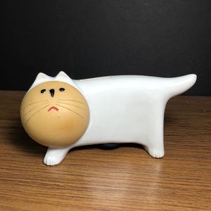 Vintage Japanese Ceramic Cat Bank.